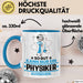 Physiker Geschenk Tasse So Gut Kann Nur Ein Physiker Aussehen Geschenkidee Kaffee-Becher Blau Trendation