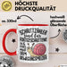 Schnecken-Liebhaber Tasse Geschenk Schrittzähler Sind Für Fortgeschrittene Ich Starte Mit Dem Bewegungsmelder Rot Trendation