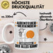 Abenteurreisender Tasse Geschenk für Abenteurreisender Der Mann Der Alles Kann Geschenkidee zum Geburtstag Weiß Trendation