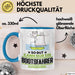 Bootsfahrer Geschenk Tasse So Gut Kann Nur Ein Bootsfahrer Aussehen Geschenkidee Kaffee-Becher Blau Trendation