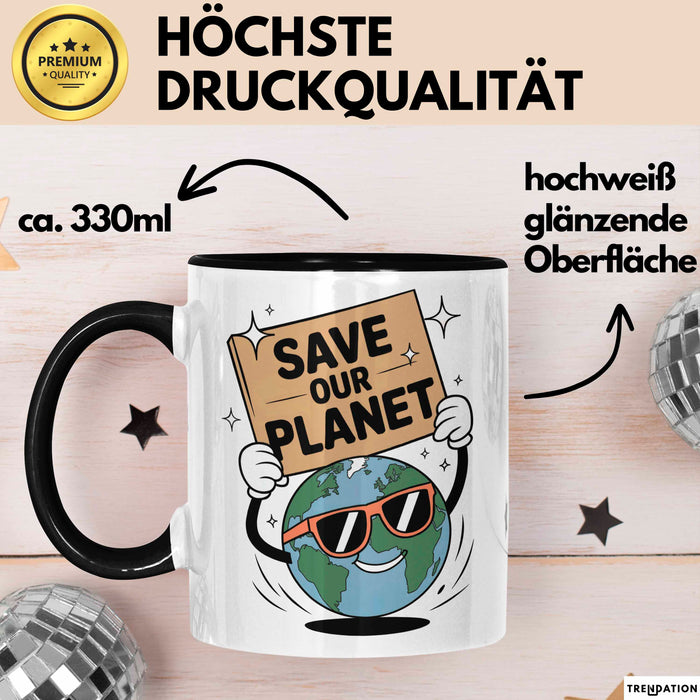 Klima Aktivist Tasse Geschenk Lustige Geschenkidee Spruch Für Planeten Verteidiger Trendation