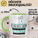 Vogelrescuerin Weil Es Keinen Schöneren Beruf Gibt Tasse Geschenk für Eine Vogelrescuerin Lustig Grün Trendation