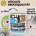 Kaufmann im Groß- und Außenhandel Ausbildung Tasse Geschenk Ich Bin Kaufmann im Groß- und Außenhandel In Der Ausbildung Ich Darf Das Geschenkidee Spruch Grün Trendation
