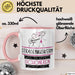 Straßenmusikerin Weil Es Keinen Schöneren Beruf Gibt Tasse Geschenk für Eine Straßenmusikerin Lustig Rosa Trendation