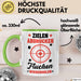 Sportschütze Tasse Geschenk Spruch Geschenkidee Geburtstag Zielen Abdrücken Fluchen Wiederholen Grün Trendation