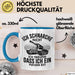 Panzer-Fan Liebhaber Tasse Geschenk Ich Schnarche Nicht Ich Träume Dass Ich Ein Panzer Bin Blau Trendation