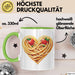 Spaghetti Tasse Für Frauen Und Männer Spaghetti-Liebhaber Herz Grün Trendation