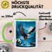 Adler Vogel Tasse Geschenk Lustige Geschenkidee Spruch Grün Trendation