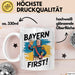 Deutschland München Bayern Bayerisch Tasse Geschenk Lustige Geschenkidee Spruch Bayern Zuerst Weiß Trendation