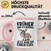 Esel Tier Tasse Geschenk Lustige Geschenkidee Spruch Früher War Ich Normal Jetzt Habe Ich Einen Esel Rosa Trendation