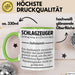 Schlagzeug-Spieler Geschenk Drummer Tasse Geschenkidee Spruch Schlagzeuger Definition Schlagzeuger Grün Trendation