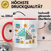 Ökonom Tasse Geschenkidee für Marktanalysten Rot Trendation