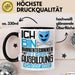 Bühnentechniker Ausbildung Tasse Geschenk Ich Bin Bühnentechniker In Der Ausbildung Ich Darf Das Geschenkidee Spruch Schwarz Trendation
