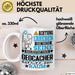 Geocacher Geschenk Tasse Lustiger Spruch Erheben Sie Sich Der Geocacher Betritt den Raum Weiß Trendation