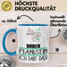 Geschenk für Pianistin Tasse Lustige Geschenkidee Geburtstag Ich Bin Pianistin Ich Darf Das Blau Trendation