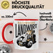 Angehender Landwirt Geschenk Tasse Jungs Bauern Jungen Geschenkidee Kakao-Becher Rot Trendation