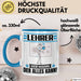 Lehrer Tasse Geschenk für Lehrer Der Mann Der Alles Kann Geschenkidee zum Geburtstag Blau Trendation