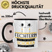 Fechterin Weil Es Keinen Schöneren Beruf Gibt Tasse Geschenk für Eine Fechterin Lustig Trendation
