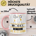 Model Geschenk Tasse Becher Die Frau Die Allen Kann Geschenkidee für eine Model Lustig Rosa Trendation