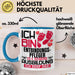 Entbindungspfleger Ausbildung Tasse Geschenk Ich Bin Entbindungspfleger In Der Ausbildung Ich Darf Das Geschenkidee Spruch Blau Trendation