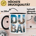 Dubai VAE Tasse Geschenk Lustige Geschenkidee Spruch Schwarz Trendation
