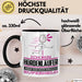 Hürdenläufer Geschenk Tasse Ich Bin Hürdenläufer Aber Sag Doch Einfach Superheld Lustige Geschenkdiee für Hürdenläufer Kaffee-Becher Schwarz Trendation