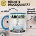 Angler Tasse Geschenk für Angler Der Mann Der Alles Kann Geschenkidee zum Geburtstag Blau Trendation