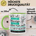 Country-Musikerin Tasse Geschenk Spruch Wer Will Schon Prinzessin Sein Wenn Man Auch Country-Musikerin Sein Kann Grün Trendation