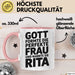 Rita Tasse Geschenk Gott Formte Die Perfekte Frau Rita Geschenkidee Rosa Trendation