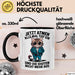 Sarkastische Katze Tasse Geschenk Lustige Geschenkidee Tief Einatmen Idioten Nicht Mehr Aus Schwarz Trendation