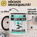 Influencer Tasse Geschenk für Influencer Geburtstag Lustiger Spruch Kaffee-Becher Was Ist Deine Superkraft Schwarz Trendation