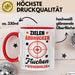 Sportschütze Tasse Geschenk Spruch Geschenkidee Geburtstag Zielen Abdrücken Fluchen Wiederholen Rot Trendation