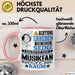 Musikfan Geschenk Tasse Lustiger Spruch Erheben Sie Sich Der Musikfan Betritt den Raum Rosa Trendation