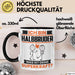 Halbbruder Tasse Geschenk für Halbbruder Geburtstag Lustiger Spruch Kaffee-Becher Was Ist Deine Superkraft Schwarz Trendation