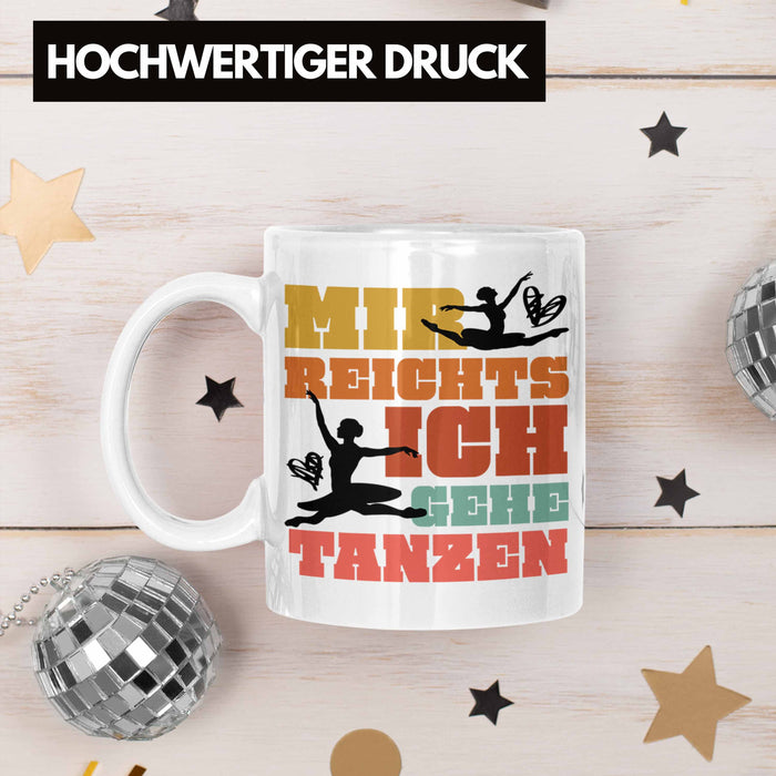 Trendation - Ballett Ballerina Tänzerin Tasse Mädchen Geschenk Frauen Tanzen Geschenkidee Kaffeetasse Weiß Trendation
