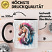 Pferde Tierliebhaber Tasse Geschenk Lustige Geschenkidee Spruch Schwarz Trendation