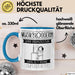 Musikbloggerin Und Prinzessin Tasse Geschenk Für Eine Musikbloggerin Geburtstag Was Ist Deine Superkraft Blau Trendation