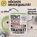 Triathlet Geschenk Lustiger Spruch für Triathlet Geschenkidee Bester Triathlet Der Welt Grün Trendation
