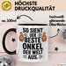 Onkel Sarkastisch Sarkasmus Tasse Geschenk Lustige Geschenkidee Spruch So Sieht Der Beste Onkel Der Welt Aus Trendation