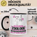 Zoologe Geschenk Tasse Ich Bin Zoologe Aber Sag Doch Einfach Superheld Lustige Geschenkdiee für Zoologe Kaffee-Becher Schwarz Trendation