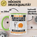 Abenteurreisender Tasse Geschenk für Abenteurreisender Geburtstag Lustiger Spruch Kaffee-Becher Was Ist Deine Superkraft Grün Trendation