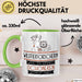 Wildtierforscherin Weil Es Keinen Schöneren Beruf Gibt Tasse Geschenk für Eine Wildtierforscherin Lustig Grün Trendation