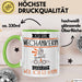Mechanikerin Tasse Geschenk Ich Bin Mechanikerin Warum Weil Ich Es Kann Geschenkidee Geburtstag Grün Trendation