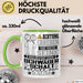 Schwägerschaft Geschenk Tasse Lustiger Spruch Erheben Sie Sich Der Schwägerschaft Betritt den Raum Grün Trendation