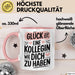 Office Arbeitskollege Tasse Geschenk Lustige Geschenkidee Spruch Glück Ist, Eine Kollegin Wie Dich Zu Haben Rosa Trendation