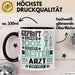Arzt Geschenk Lustiger Spruch für Arzt Geschenkidee Bester Arzt Der Welt Schwarz Trendation