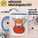 Häkel Fan Tasse Geschenk Lustige Geschenkidee Spruch Für Amigurumi Macher Blau Trendation