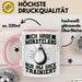 Boxer Tasse Geschen Ich Habe Monatelang Nur Am Sack Trainiert Box-Lehrer Boxer Kampfsport Becher Rosa Trendation