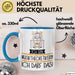 Geschenk für Musiktheoretikerin Tasse Lustige Geschenkidee Geburtstag Ich Bin Musiktheoretikerin Ich Darf Das Blau Trendation