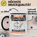 Soundtrack-Komponist Tasse Geschenk für Soundtrack-Komponist Geburtstag Lustiger Spruch Kaffee-Becher Was Ist Deine Superkraft Schwarz Trendation